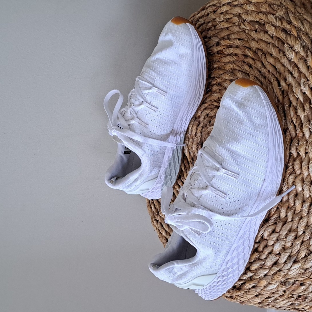 NOBULL Unisex‎ Allday Ripstop Running/Athletic White Sneakers Gum Soles W8.5/M7